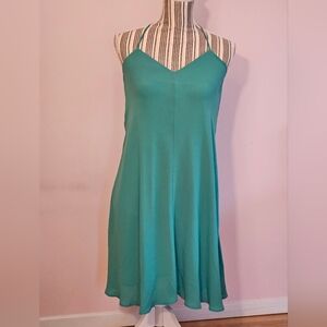 Loft Chic Teal Sleeveless Dress (0P)